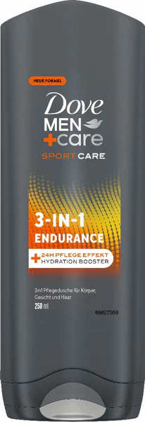 Dove men shower endurance sport, 250ml bottle