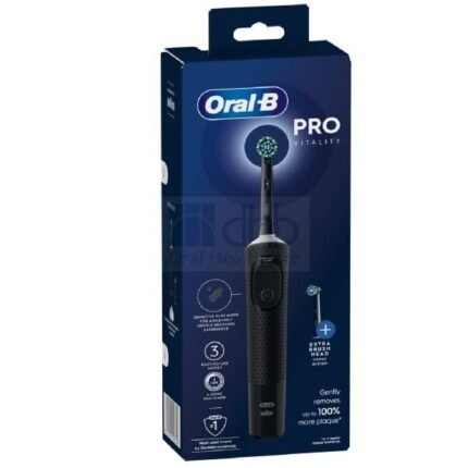 Oral-B Vitality Pro Black Electric Toothbrushes With Pro-Expert Toothpaste